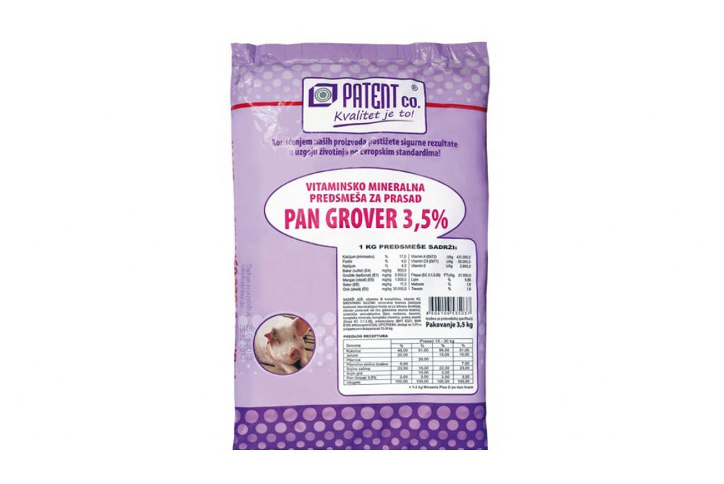 PAN GROVER 3,5%